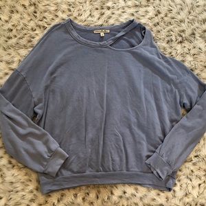 Express One Eleven cut out sweatshirt